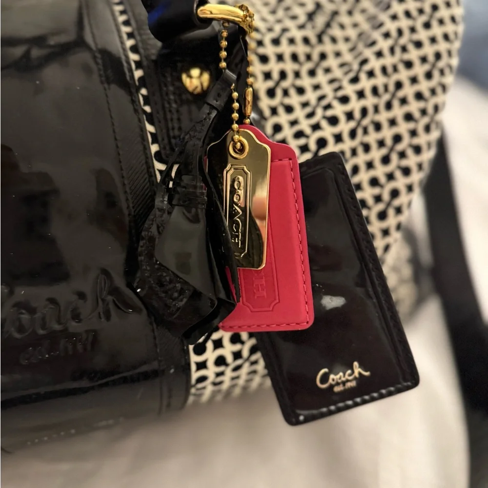 Coach Penelope Op Art Duffle Weekender - Picture 5 of 7